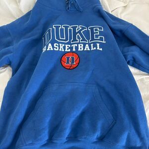 DUKE University Basketball Blue Men's Women's XLarge College Sports Blue Hoodie